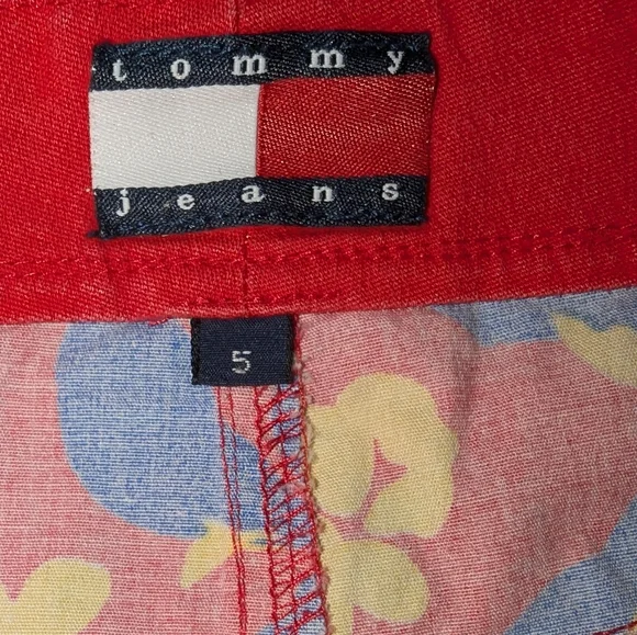 Y2K Tommy Hilfiger Floral Skirt Size 5 - Picture 4 of 4